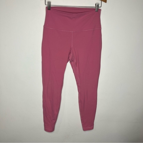 Lululemon align high rise leggings double layer leggings in pink blossom size 10 - Picture 2 of 10